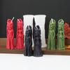 Reusable Ghost Bride Candle Mold Odorless Candle Mould Epoxy Resin Ghost Groom Mould  Candle Making