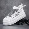 Casual Shoes Men's Thick-soled White Shoes Men's Trend Street European Muffin Bottom, National Tide Fan Height-increasing Shoes Spot