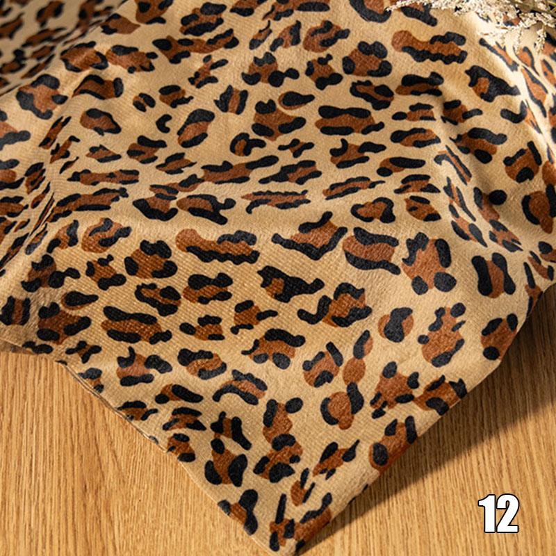 1x1.5m Animal Pattern Print Short Plush Fabric Imitation Tiger Leopard Zebra Cow Spotted Printed Fabric Costume DIY Cloth