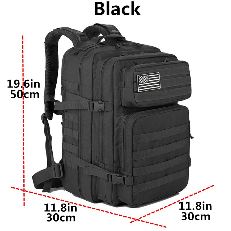 Camouflage Army Backpack Men Military Tactical Bags Assault Molle Backpack Hunting Trekking Rucksack Waterproof Bug