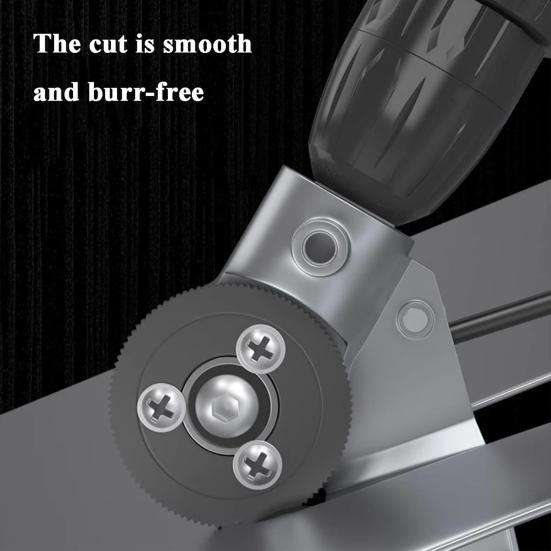 1/2 Наборы Инструмент для резки листового металла, высечной инструмент для дрели, DIY Проект, Ремонт дома, Прочный Резак по листовому железу, стали, меди, алюминия, Насадка на электрическую дрель