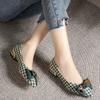 Fashion Hot Selling Women's Canvas Sandals In 2024 Summer Bow Metal Decoration, Pointed Spring and Autumn Women's Comfortable Flat Shoes