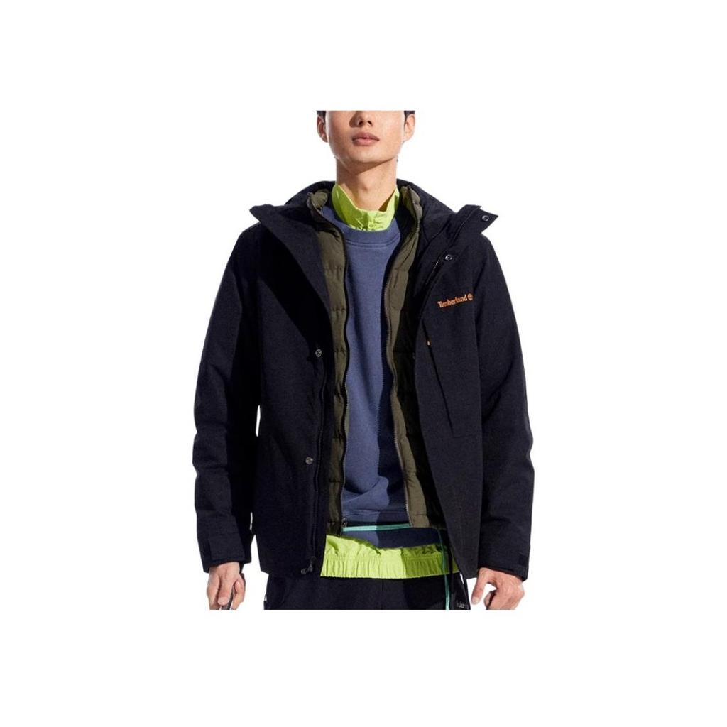 Timberland Три в одном внутренняя подкладка водонепроницаемая дышащая теплая ветрозащитная куртка мужские куртки черные A41V3001
