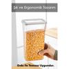 Набор из 12 маркированных контейнеров для хранения пищевых продуктов — коробка для хранения бобовых с герметичной крышкой — 12 х 1580 мл