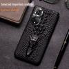 Чехол из воловьей кожи с рисунком головы дракона для Honor 50 Series — полупокрытие, высококачественная защита для Honor 50, 50SE, 50Pro
