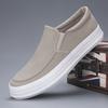 Мужская обувь Дышащая парусиновая обувь Tide Старая пекинская платформа Повседневная обувь Обувь на плоской подошве с одним педальным управлением Мужская