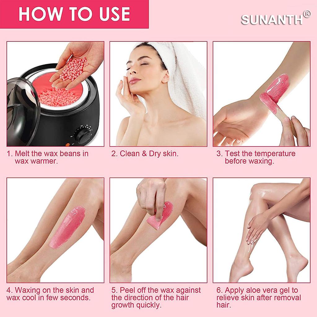 500 г/400 г/200 г восковые бобы для удаления волос по всему телу, горячая пленка, твердые восковые шарики для депиляции для машины для нагрева воска