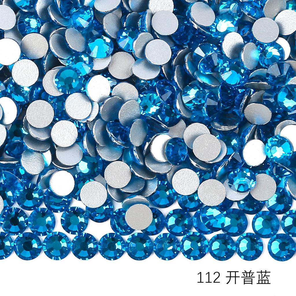 Круглый стеклянный страз DIY маникюр бриллиантовая ювелирка, наклейка-дрель для аксессуаров чехла мобильного телефона, хрустальное стекло плоское дно имитация бриллианта