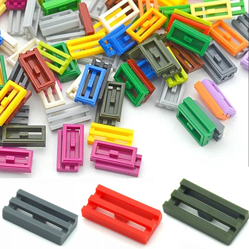 150 шт. Решетка радиатора 1x2 DIY Enlighten Block Совместимый с 30244 Собираемые части Переключатель Защелка MOC Кирпичики