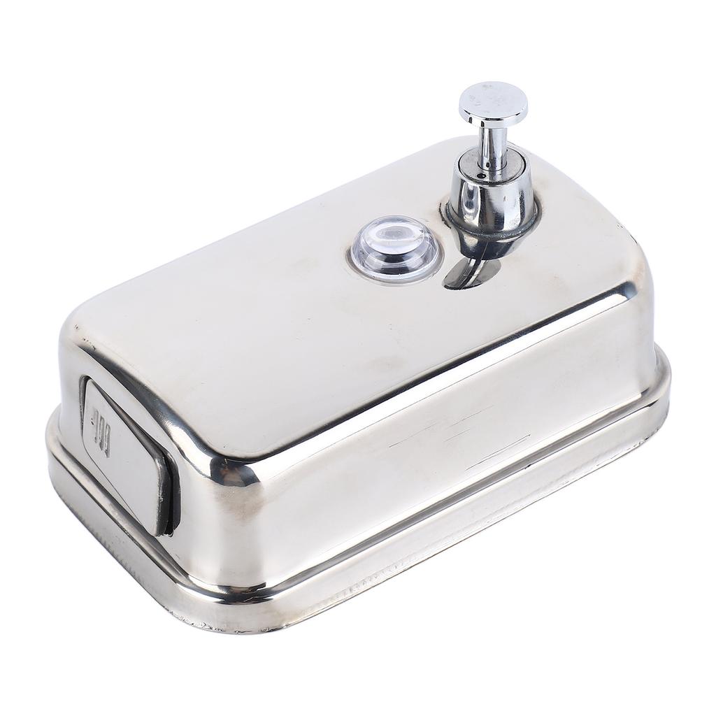 Soap Dispenser Stainless Steel Wall Mounted Manual Soap Dispenser for Commercial Hotel Public Place