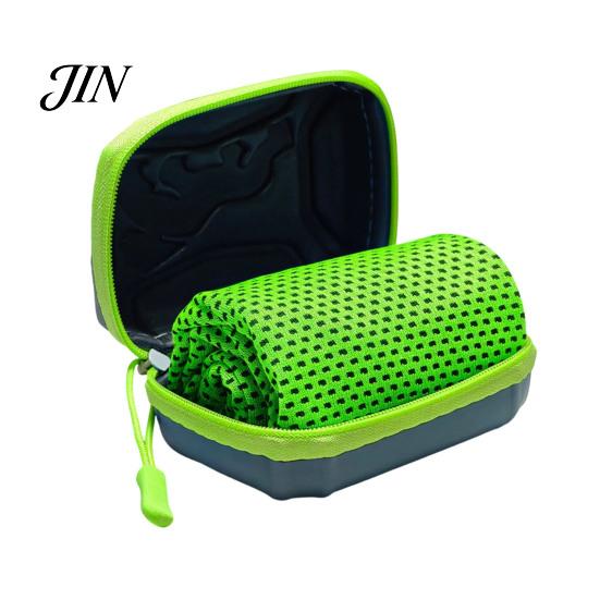 Sweat Absorbing Fitness Towel 1/5Pcs Cooling with Carrying Case, Quick Dry Absorbent Ice for Moisture-wicking Sports Neck & Face, Breathable