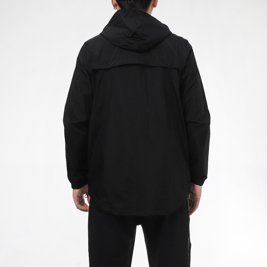 Adidas Повседневная спортивная беговая тренировочная тканая куртка с капюшоном, мужские куртки черного цвета GK9370