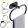Luxury Towel Ring Wall-Mounted Storage Hook Sturdy Easy To Clean Simple Installation