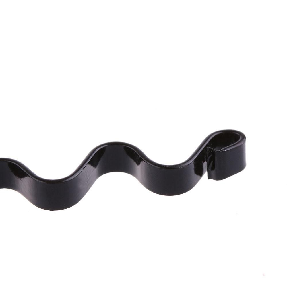 Унисекс Ободок Черный Металлический Волнистый Ободок для Волос