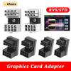 Угловой адаптер ATX 8Pin 6Pin Female на 8Pin 6Pin Male 180 градусов для настольных ПК GPU