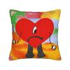 The Only Thing More Powerful Than Hate Is Love Square Pillow Cases Bad Bunny Cushion Covers Throw Pillow Case Cover for Bed