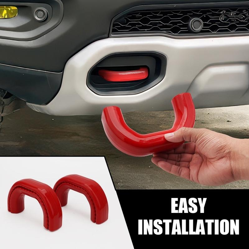 2/4PCS Front Towing Hook Protection Cover Is Suitable For 2019-2024 RAM 1500 Warlock And 3500 Car Towing Hooks Accessories