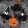 Halloween Pumpkin Ghost Witch Black Cat Bell Ornament for Party Bar Room Decoration Pendant Halloween Props