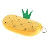 Pencil Case Large Capacity Zipper Closure Creative Portable Flannel Cartoon Strawberry Shape Pencil Bag Home Supplies