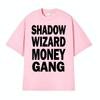 Joeyy Shadow Wizard Money Gang Letters Print T Shirts Funny Y2K Meme T Shirt Men Womens Fashion Casual 100 Cotton Tshirt Tops