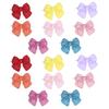 16pcs Pet Hair Bow Cute Pet Hair Bowknot Grooming Accessories with Plastic Clip for Dogs Cats