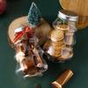 500Ml Christmas Tree Snowman Sweet Jar Candy Cookie Storage Box Juice Chocolate Gift Packing Diy Container  Year Decor Bottle
