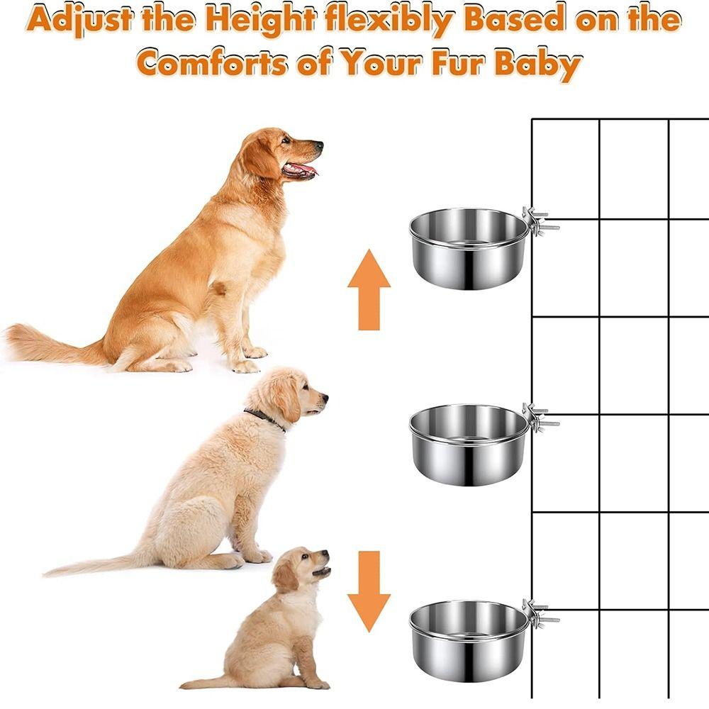 Hanging Pet Bowl Anti-gnawing Pet Feeder New Cage Food Dispenser Parrot Bird