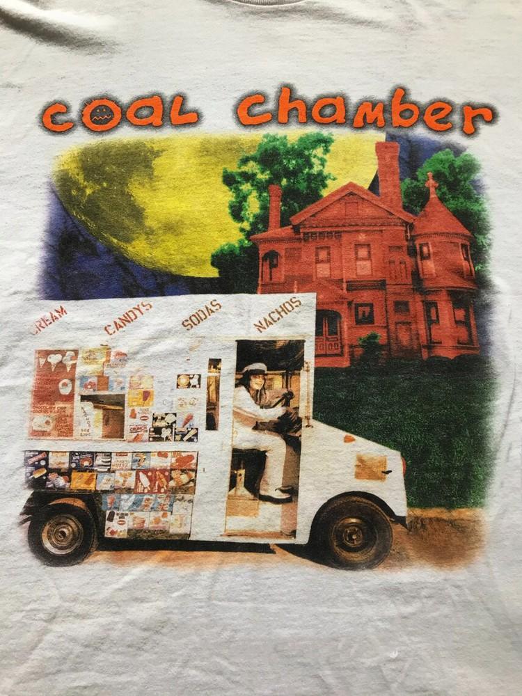 Новая футболка Coal Chamber - Тур 1998 года Унисекс S-234XL Белая футболка D335 Унисекс футболка