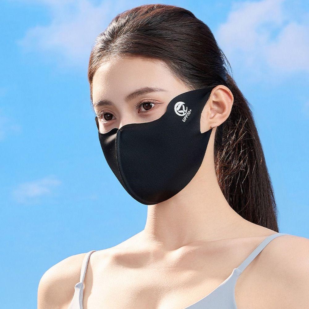 Face Mask Face Cover Summer Face Gini Mask Thin Ice Silk Mask  Sports
