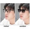 Ultra Light Intelligent Photochromic Reading Glasses Retro Indoor and Outdoor Dual Purpose Eyewear Anti Blue Light Eyeglasses