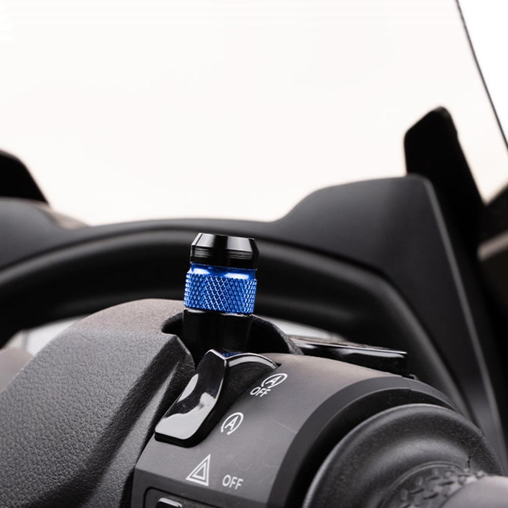 2Pcs M10 CNC Aluminum Motorcycle Rear View Mirror Hole Plugs Screws Rearview Mirror Anti-Rust Holder