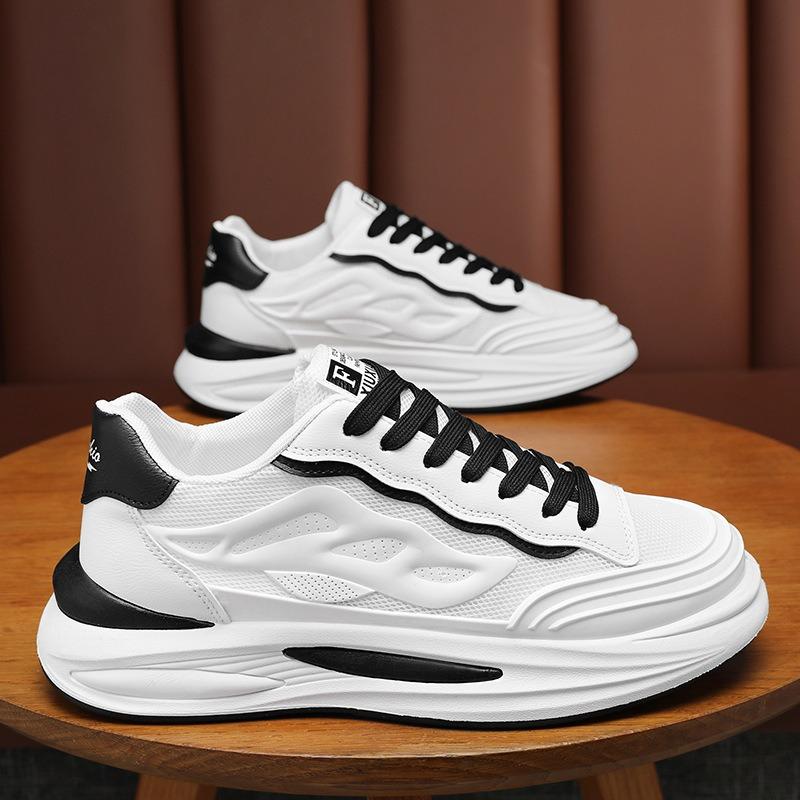 Summer Men's Shoes New Breathable Mesh Little White Shoes Men's Trend Versatile Sports Shoes Casual Dad Trendy Shoes