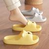 Thick Sole Indoor Flip Flops Cartoon Design Anti-Slip Slippers Practical Kids Slippers  Indoor Wear