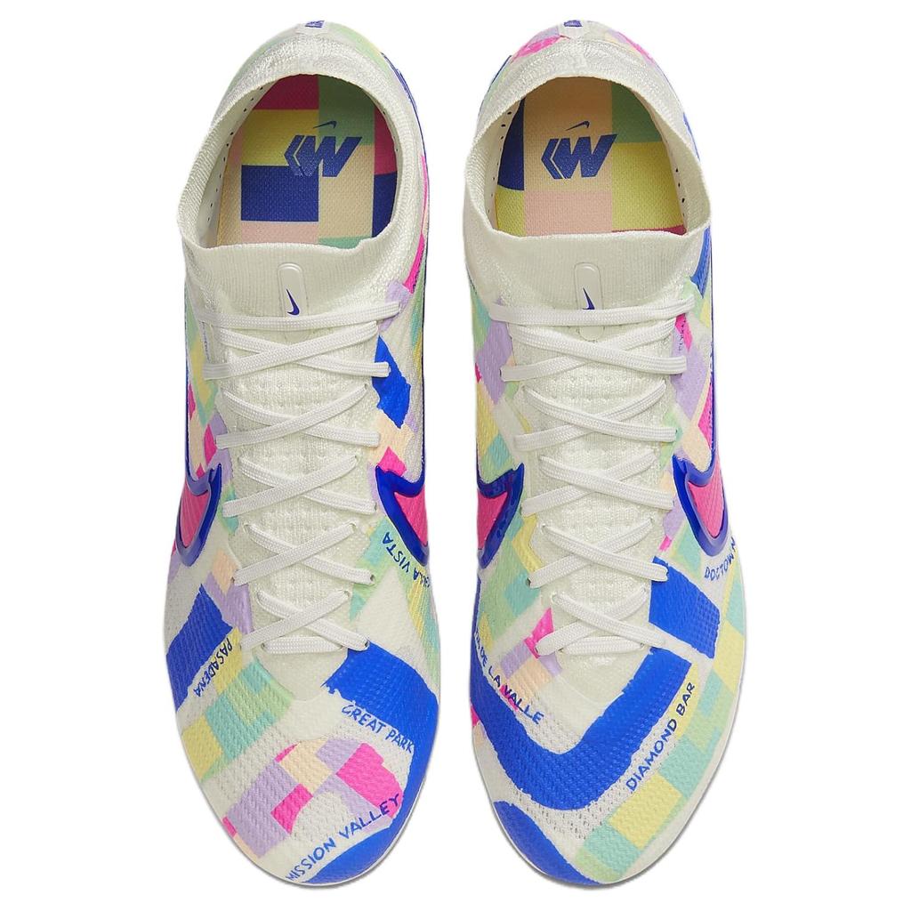 Nike Zoom Mercurial Superfly 9 Elite SE FG SoCal Pack Мужские кроссовки Cream Sail Racer-Blue FZ8372-100