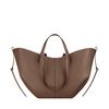 Genuine Leather Crossbody Tote Bag - Niche Design Commuter Bucket Bag, Large Capacity for Women
