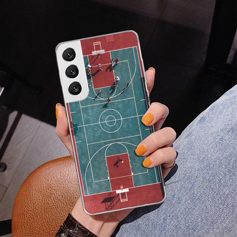 Basketball Basket Sports Phone Case For Samsung Galaxy S24 S25 Edge S26 Ultra S23 S22 S21 Plus S20 FE + Personalized Print Cover