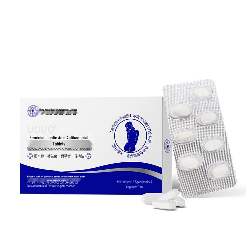 Женские пробиотические таблетки для интимной гигиены с молочной кислотой