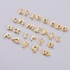 Stainless Steel A-Z Letter Beads 1.8mm Small Hole DIY Accessories