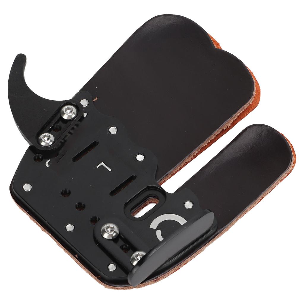 Archery Finger Guard Adjustable Finger Guard Black Protective Gear for Bow and Arrow Competition L