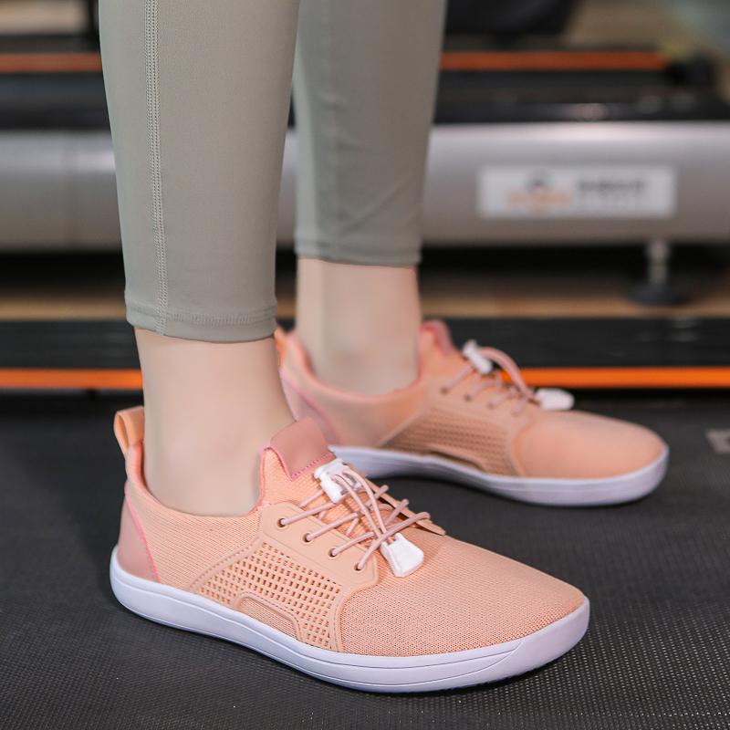 Сетчатые уличные повседневные спортивные туфли с широким носком, обувь для ходьбы босиком, дышащие туфли для тренажерного зала, фитнеса, кросс-тренинга, балетки