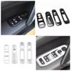 4pcs Car Window Switch Cover Glass Lifter Button Panel Decoration Sticker for Peugeot 308 Car Accessories