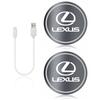 LED Car Cup Holder Light Luminous Coaster Water Cup Pad For LEXUS RX300 RX330 RX350 IS250 LX570 Is200 Is300 Ls400 AccessoriesAG3 