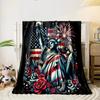 Statue of Liberty Celebration Art print blanket soft and cozy perfect for the living room bed sofa or a nap,gift