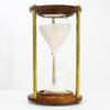30 Mint Sand Timer With Wood Frame 3 Brass Rod Beautiful Showpiece For Home, Office