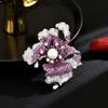Women's Light Luxury Design Elegant Three-Dimensional Peony Flower Brooch Fashionable And Versatile Niche Design Brooch