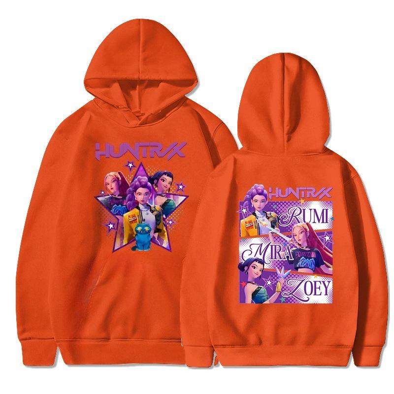 Детская толстовка с капюшоном «Сестры-волшебницы», мультяшный милый принт, зимняя мода, теплые толстовки с капюшоном