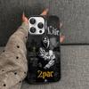Чехлы для телефона в стиле хип-хоп 2Pac для iPhone 17 16 15 14 13 12 11 Plus Pro Max Pro Цветные матовые чехлы