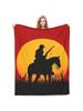 Arthur Morgan Red Redemptions Blanket Cow Funny Throw Blankets For Home Hotel Sofa 125_100cm Quilt