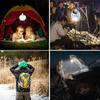 Portable Outdoor Solar Folding Light USB Rechargeable Bulb Search Lights Camping Torch Emergency Lamp for Power Outages