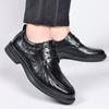 2025 Direct Sales 2025 Autumn Men's Business Dress Casual Leather Shoes British Style Versatile Wedding Groom Shoes Trend